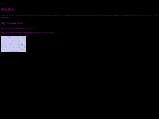 Maths screenshot