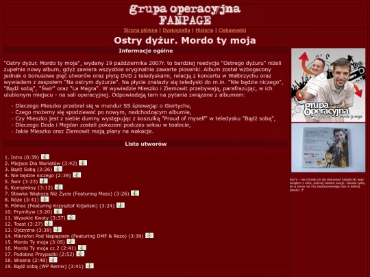 albumy/ostrydyzurmordotymoja screenshot