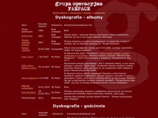 dyskografia screenshot