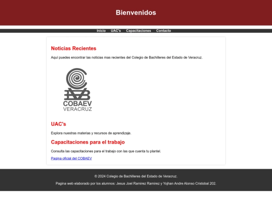 Proyecto HTML 202 screenshot