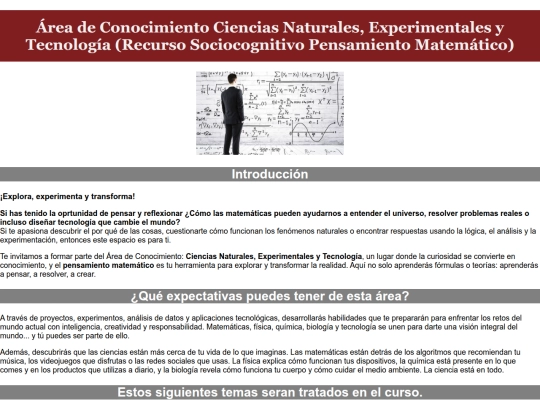 Proyecto HTML/Área de conocimiento 4 screenshot