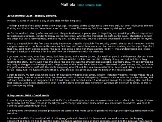 blog screenshot