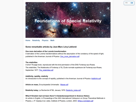 en/relativity screenshot
