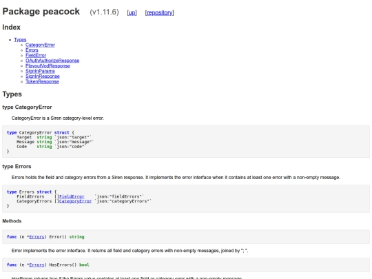 rosso/peacock screenshot