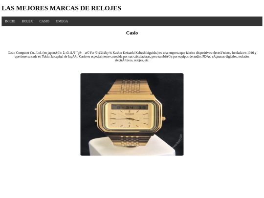 Casio screenshot
