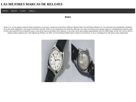 Rolex screenshot