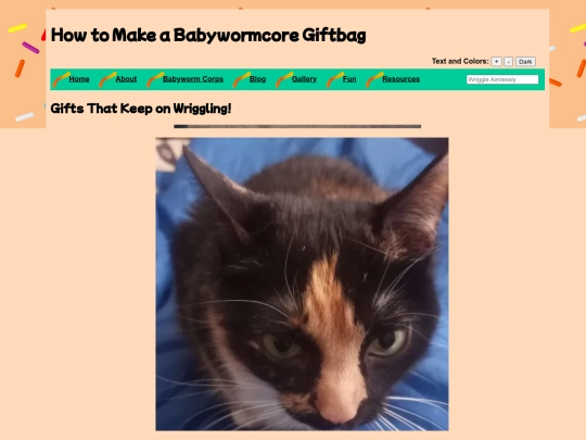 babywormcoregiftbag screenshot