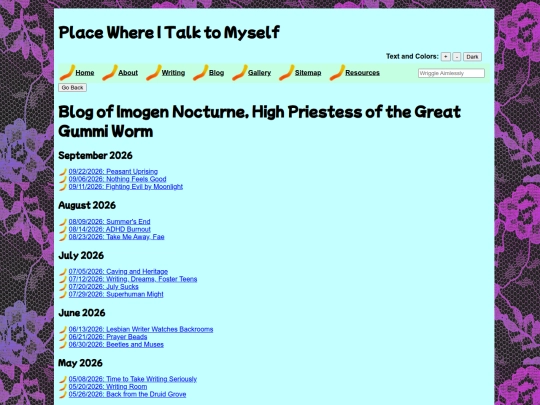 blog screenshot
