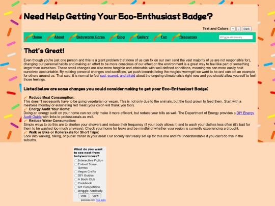 ecoenthusiastbadge screenshot