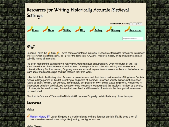 medievalist screenshot