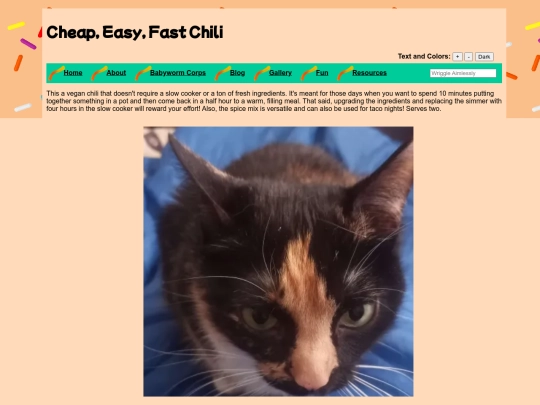 recipes/cefchili screenshot
