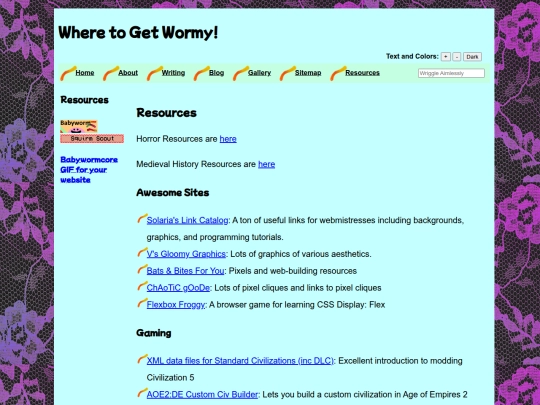resources screenshot