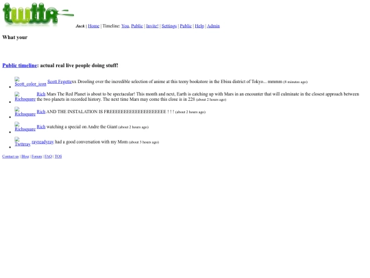 Twttr/twttr_home screenshot