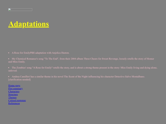 Adaptations screenshot
