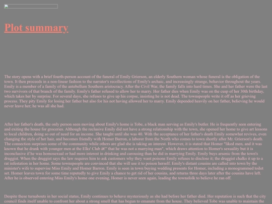 Plotsummary screenshot