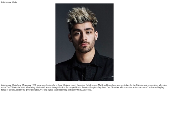 ZaynMalik screenshot