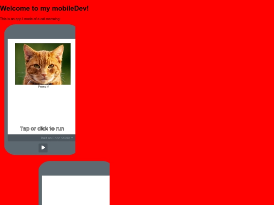 mobileDev screenshot