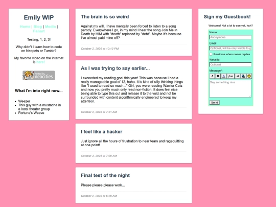 blog screenshot
