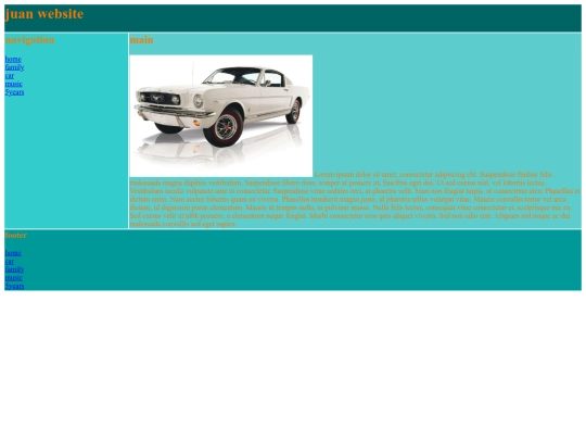 web layout/car screenshot