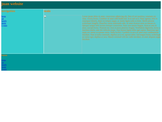 web layout/family screenshot