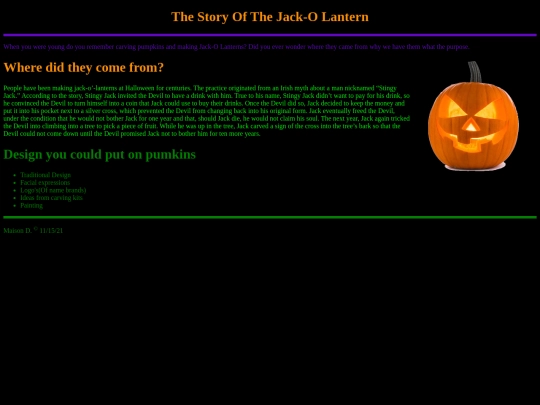 halloween screenshot