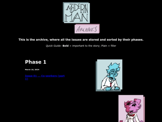 pages/archive screenshot