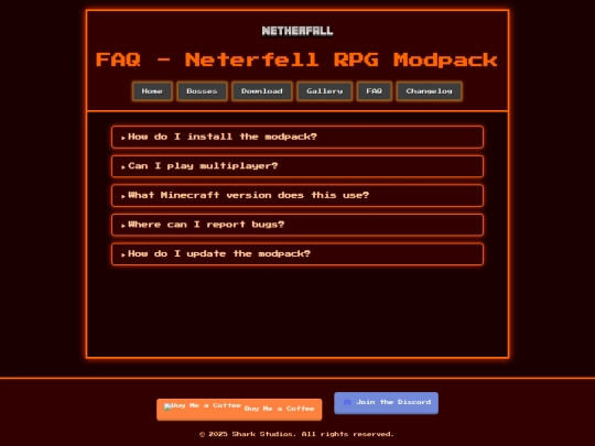 faq screenshot