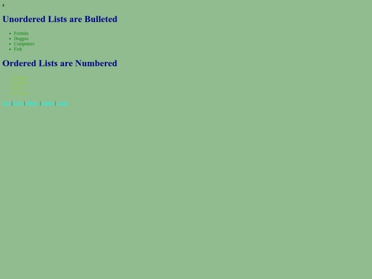 lists screenshot