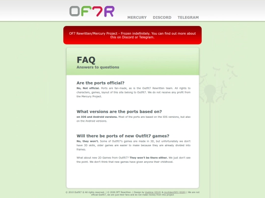 faq screenshot