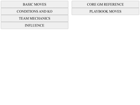 Masks GM Screen screenshot