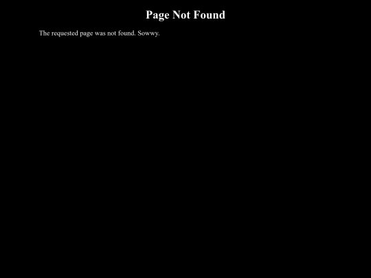 not_found screenshot