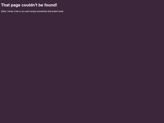 not_found screenshot