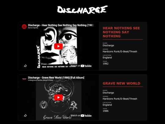 tube/discharge screenshot
