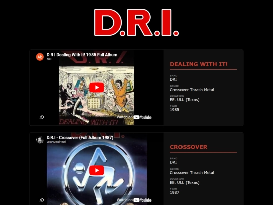 tube/dri screenshot