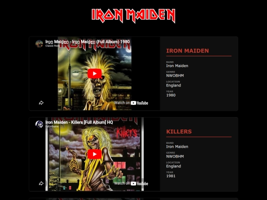 tube/ironmaiden screenshot