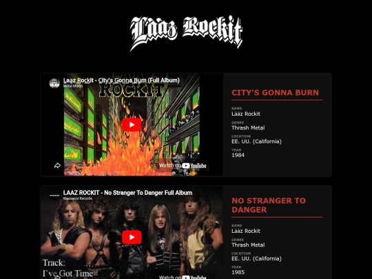 tube/laazrockit screenshot