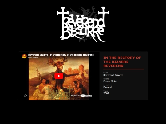 tube/reverendbizarre screenshot