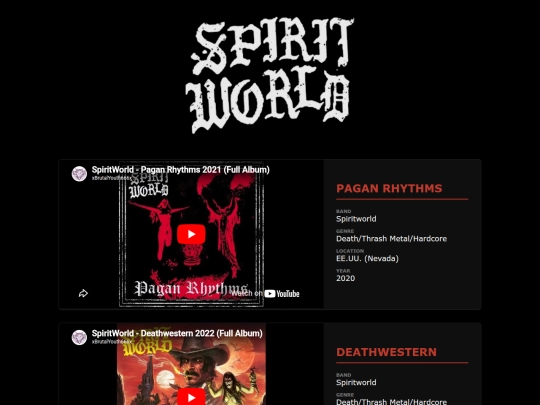 tube/spiritworld screenshot