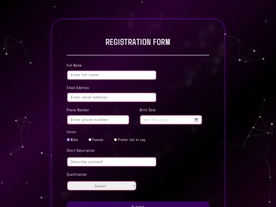 form screenshot