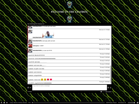 chatroom screenshot