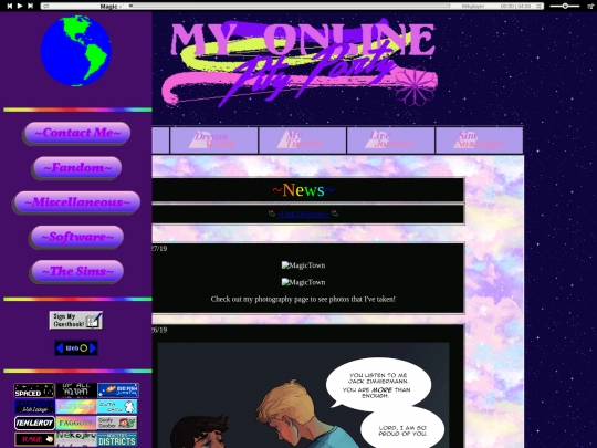 testpage screenshot