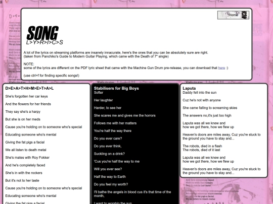 songs screenshot