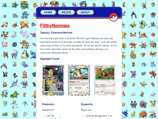 decks/FilthyNormies screenshot