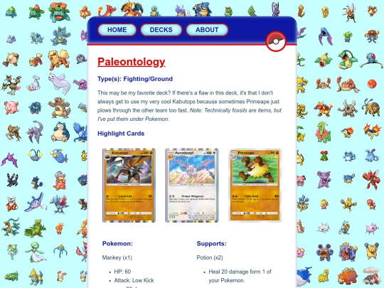 decks/Paleontology screenshot