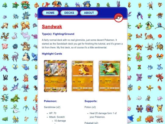 decks/Sandwak screenshot