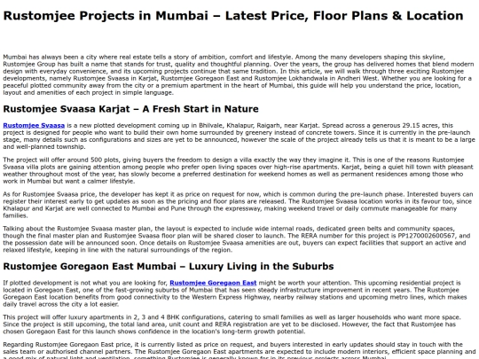 rustomjee-projects-in-mumbai-latest-price screenshot
