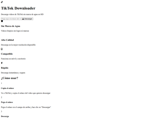 tiktok-downloader screenshot
