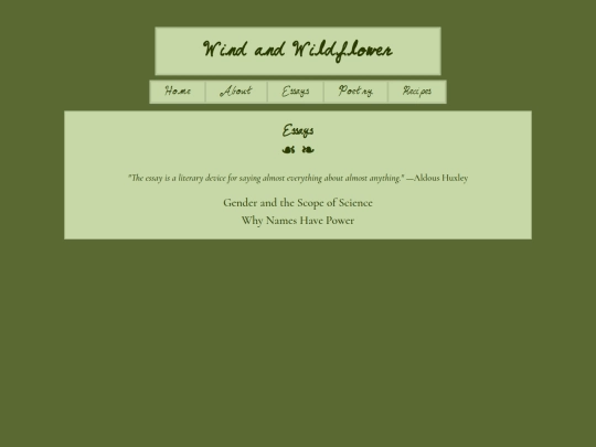 essays screenshot