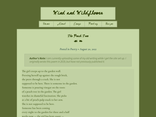 poetry/peach_tree screenshot