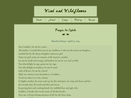 poetry/prayer_to_cybele screenshot